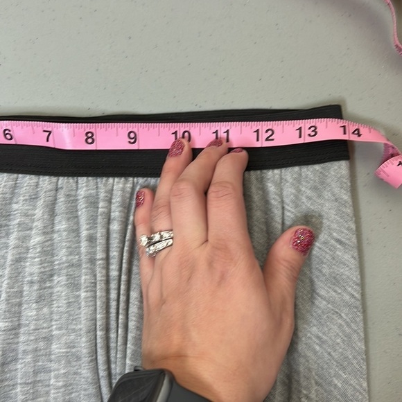 Medium Lush Gray Skirt with Black Elastic Band - Picture 5 of 6